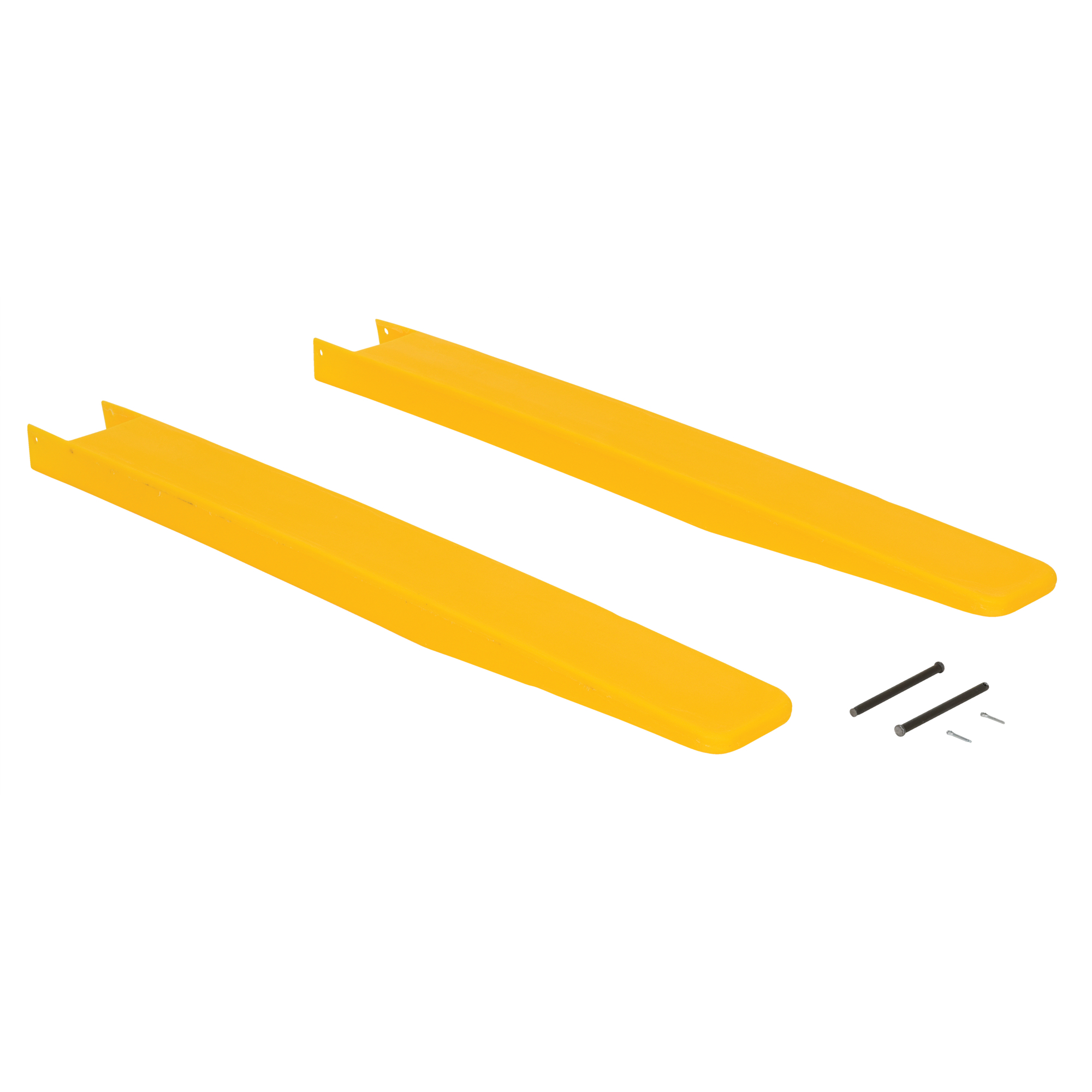 Vestil Polyethylene Fork Blade Protectors - 42in. x 4in., Bright Yellow, Model# F4-42